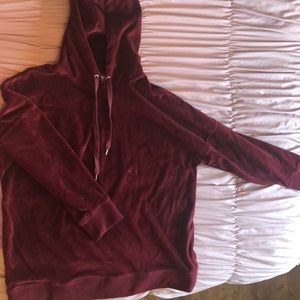 Velvet hoodie